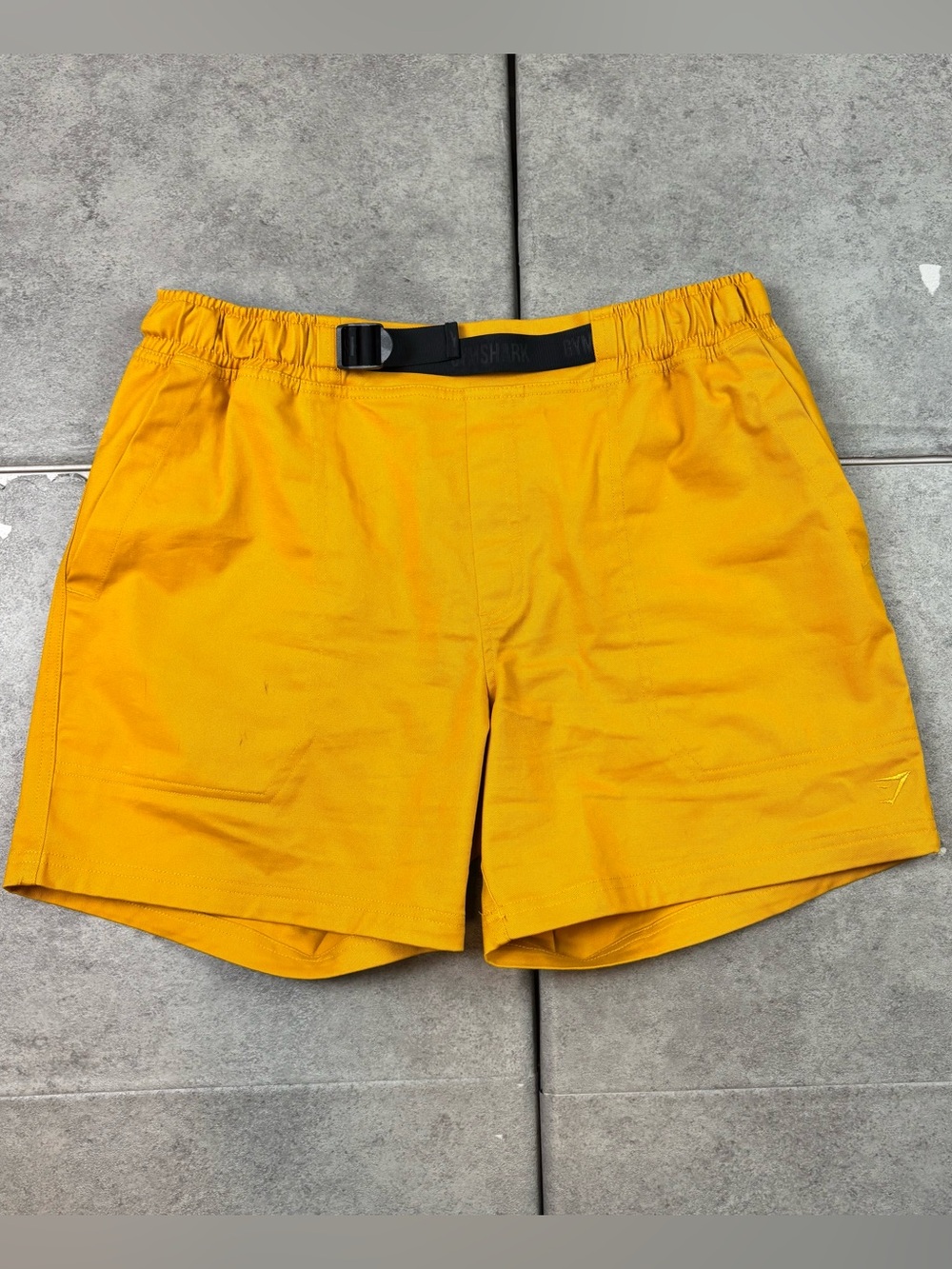 Gymshark rest day woven shorts burnt yellow